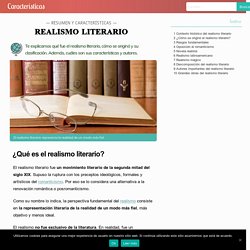 Realismo Literario: resumen, tipos, autores y características