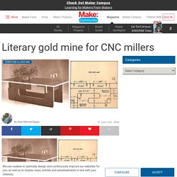 Literary gold mine for CNC millers