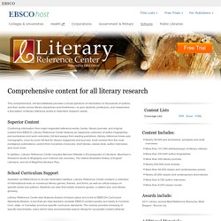Literary Research Database