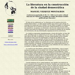 La literatura española antes y después de la muerte de Franco