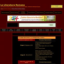 Lengua y Literatura en Roma El Imperio Romano de Occidente