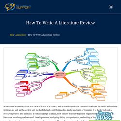 How To Write A Literature Review - All Assignment Support