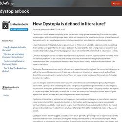 How Dystopia is defined in literature?