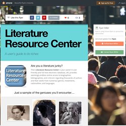 Literature Resource Center (Ryan / 90)