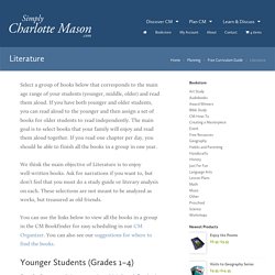 Literature — Simply Charlotte Mason