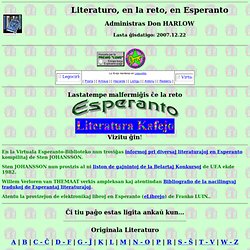 Literaturo en Esperanto