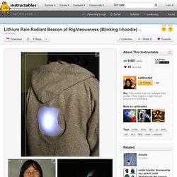 Lithium Rain Radiant Beacon of Righteousness (Blinking I-hoodie)
