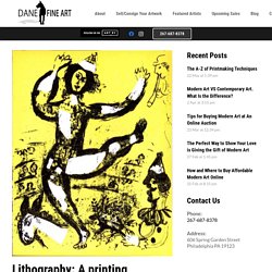 Lithography: A printing Revolution