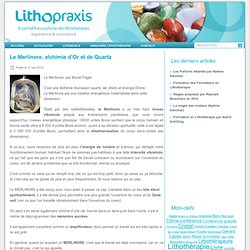 Lithopraxis, le portail de la Lithothérapie