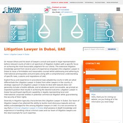 Consult with the Best Litigation Lawyer in Dubai, UAE
