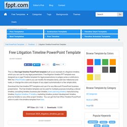 Free Litigation Timeline PowerPoint Template