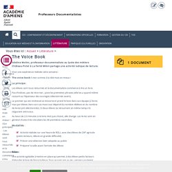 Professeurs Documentalistes- Académie d'Amiens