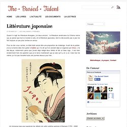 La littérature japonaise et nous