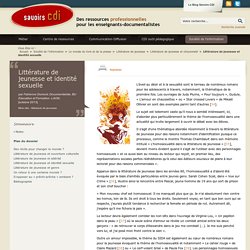 Littérature de jeunesse et identité sexuelle