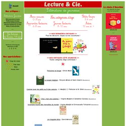 Littérature de jeunesse - Lecture & Cie.