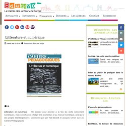 Littérature et numérique