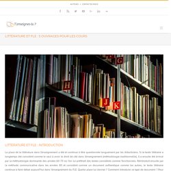 Littérature et FLE : 5 ouvrages pour les cours -