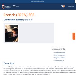 La littérature jeunesse : French 305 : Courses : Athabasca University
