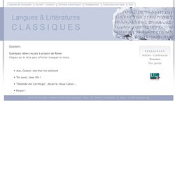 ULg - Langues & littératures classiques