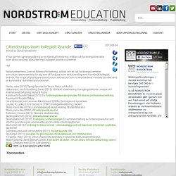 Litteraturtips inom kollegialt lärande @ Nordström Education