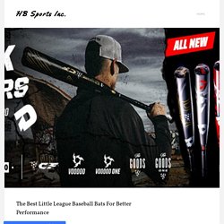 The Best Little League Baseball Bats For Better Performance - HB Sports Inc.