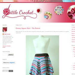 Granny Square Skirt - The Pattern