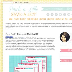 Free: Family Emergency Planning Kit