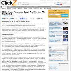 5 Little Known Facts About Google Analytics (and Why They Matter)