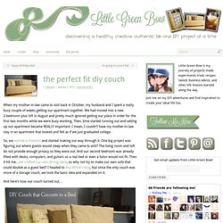 Little Green Bow Shows You How to Make Your Own Couch