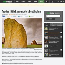 Top ten little-known facts about Ireland