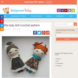 Little lady doll crochet pattern