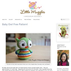 Baby Owl Free Pattern!