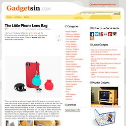 The Little Phone Lens Bag