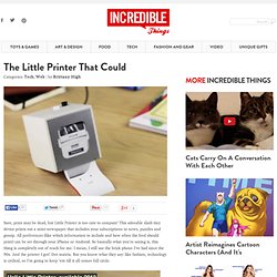 The Little Printer That Could