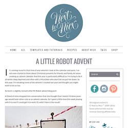 A little robot advent