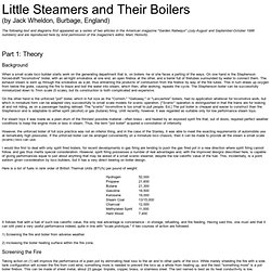 Little Steamers and Their Boilers