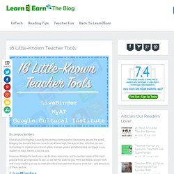 16 Little-Known Teacher Tools