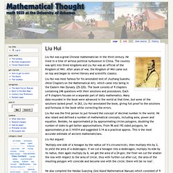 Liu Hui - Math2033