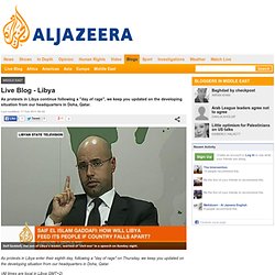 Live Blog - Libya