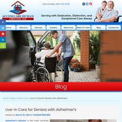 Live-In Care for Seniors with Alzheimer’s
