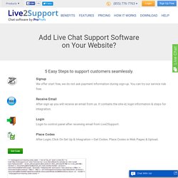 Add Live Chat to Website, How to Add Livechat to Your Website
