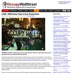 LIVE: OWS New Year's Eve Festivities