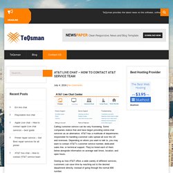 AT&T Live Chat - Use Live Chat for Quick Customer Service