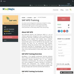Info About Sap Apo Online Training