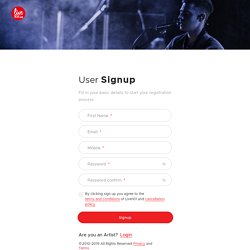Live101 User Registration