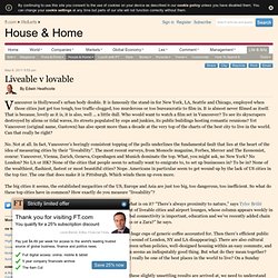 House & Home - Liveable v lovable