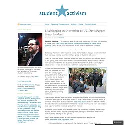 Student Activism: Police Brutality and Lies at UC Davis