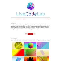 Livecodelab