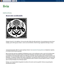 livia: Renovatio occidentalis