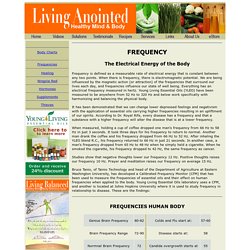 Living Anointed: Frequencies of the Human Body